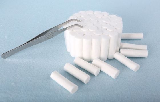 Медицинский стоматологический ватный ролик одноразовый абсорбент 13-16 мм