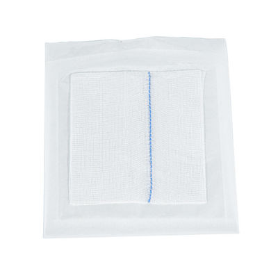 Газа Swab 32s хлопчатобумажная нить хлопчатобумажная газа стерильная или не стерильная для медицинских применений