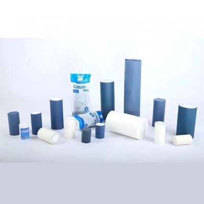 Памучный ролик, абсорбирующий медицинский белый 100% шерсти стерильный не стерильный режущий головой общий
